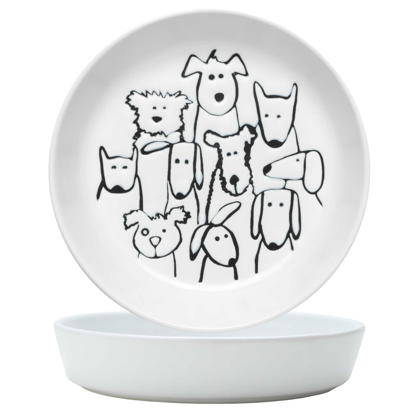 SPECKLE & SPOT® Random Dogs Pet Bowl (Set of 2)