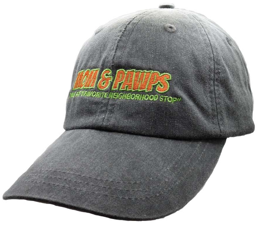 Mom & Pawps Adams Pigment Dyed Cap-Grey