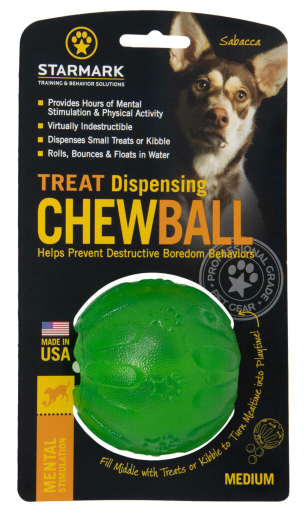 StarMark Treat Dispensing ChewBall-Medium