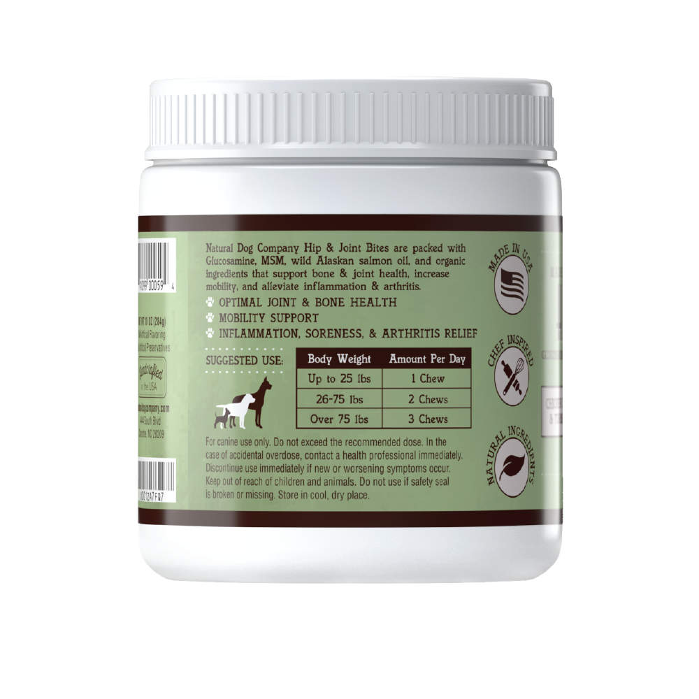 Natural Dog Company- Hip & Joint Supplement (90 Chews)