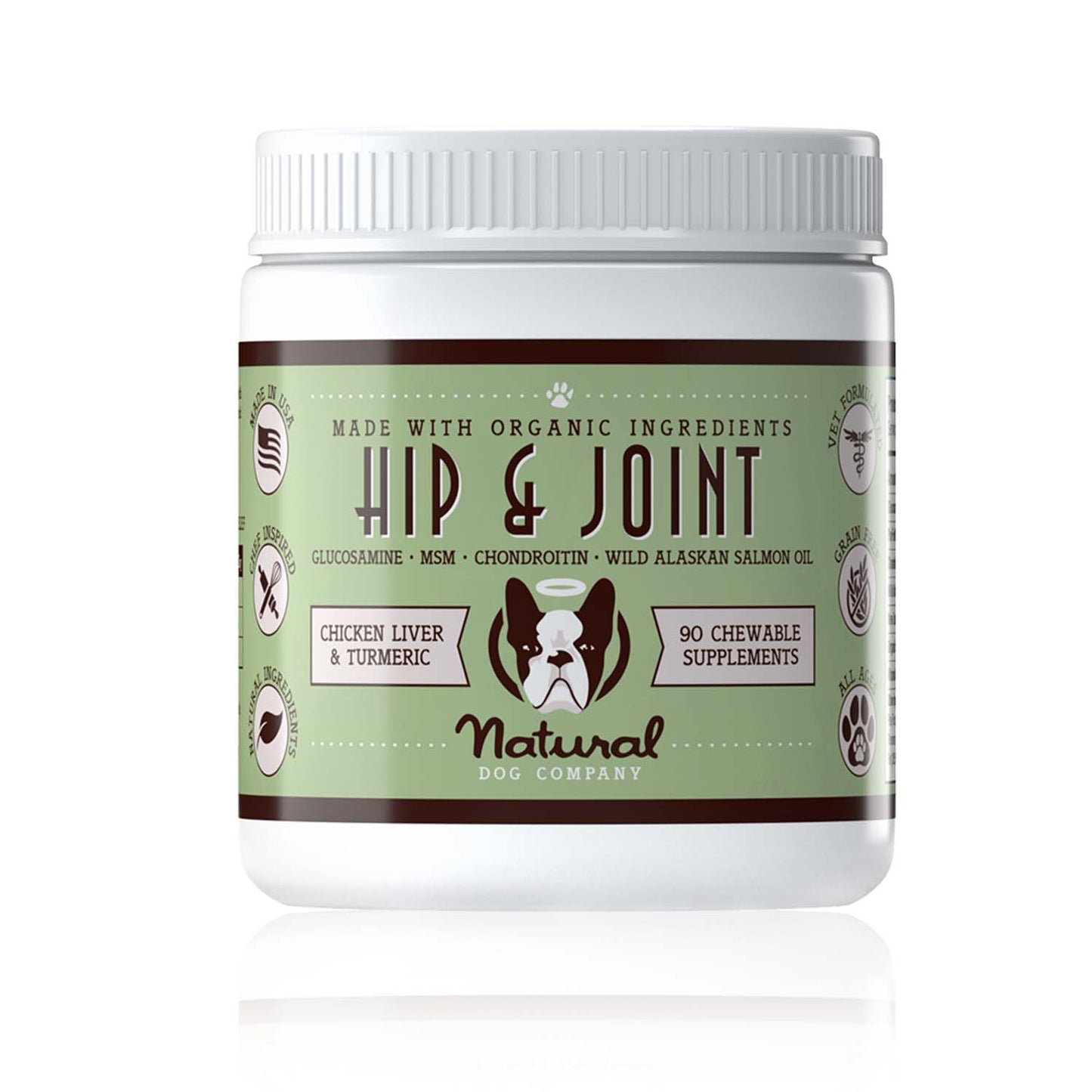 Natural Dog Company- Hip & Joint Supplement (90 Chews)