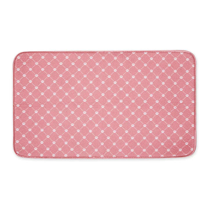 Bone Dry Printed Trellis Paw Pet Mat