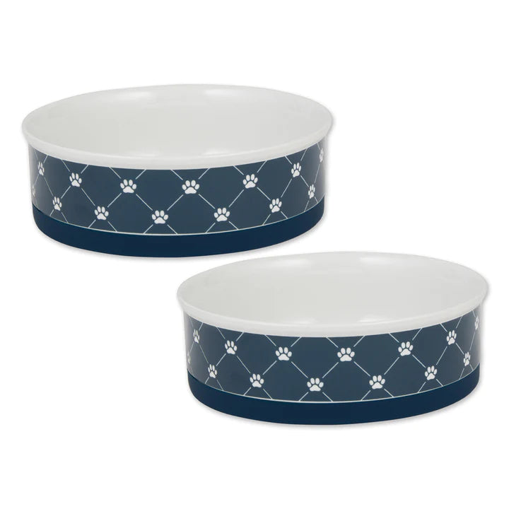 Bone Dry Trellis Pet Bowl (Set of 2)