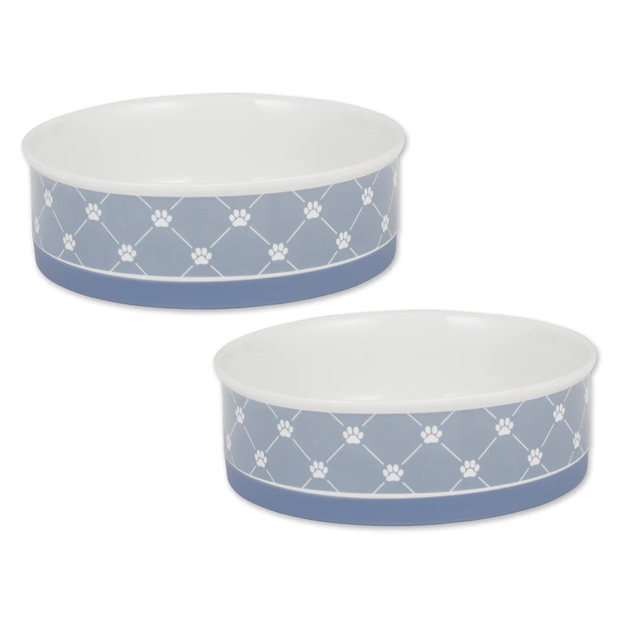 Bone Dry Trellis Pet Bowl (Set of 2)